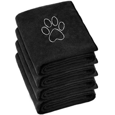 Chumia 4 Pack Dog Towels for Drying Large Microfiber Grooming Tools Absorbent...