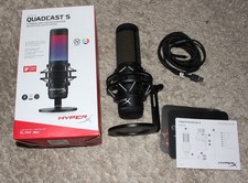 HyperX QuadCast S RGB USB Condenser Microphone Black HMIQ1S-XX-RG/G PC PS4 Mac