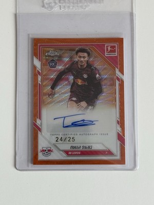 Topps Chrome Bundesliga 2025/26 - Tidiam Gomis (RC) Orange Wave Auto /25 Auto