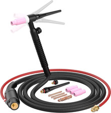 TIG Welding Torch, 13FT WP-17FV Argon Air Cooled Lift TIG Torch Flexible Tig Tor