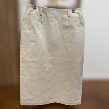 Margaret Howell Beige Tight Skirt Size 3 Length 26.7 inches