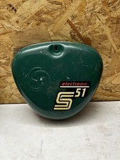 Simson S51 Electronic Seitendeckel Billiardgrün Originallack DDR S50