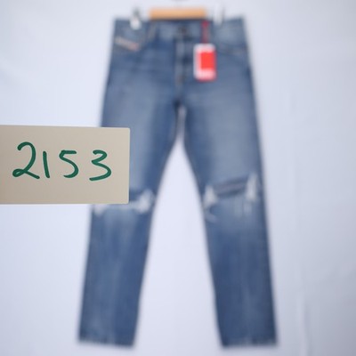 DIESEL 1995 007G9 STRAIGHT JEANS 38サイズ Diesel Mens Jeans 1995 Trousers Straight Distressed Denim Blue