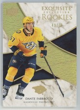 2019-20 Upper Deck Black Diamond Exquisite Collection Rookies Dante Fabbro /75