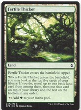 Fertile Thicket C Battle for Zendikar 237 LP or better