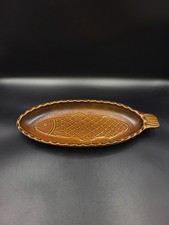 Vintage Friesland "Katen-Geschirr" Fish Shaped Stoneware Serving Dish