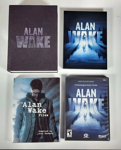 Alan Wake LIMITED EDITION XBOX 360 COMPLETE COLLECTOR'S - *TESTED*