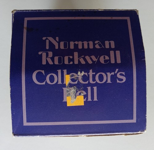 Norman Rockwell 1985 Sammler Porzellan, Goldrand Glocke "For A Good Boy" Box - Bild 5 von 20