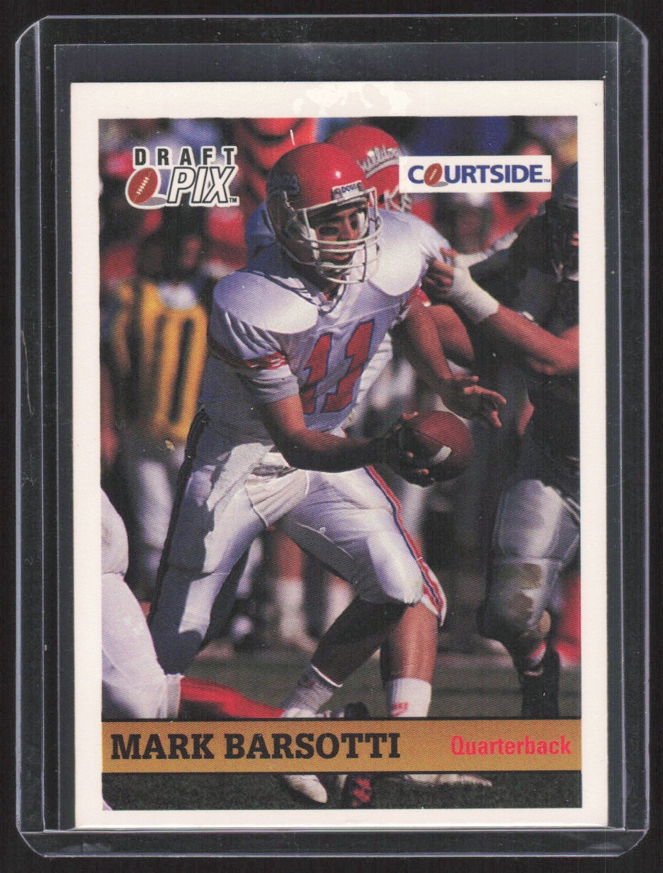 1992 Courtside Draft Pix #34 Mark Barsotti Fresno State Bulldogs