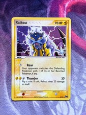 POKEMON • Raikou CARTA RARA HOLO OLOGRAFICA • POP PROMO POP2 3/17 POP EX