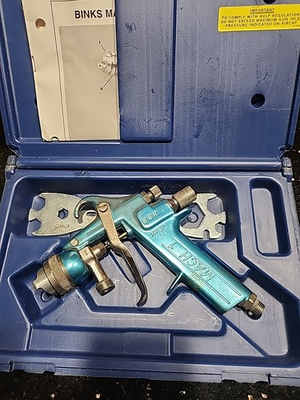 #ad #ad BINKS MACH 1SL Pressure Paint spray Gun 94P HVLP Boeing Surplus $70.00