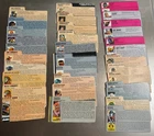 33 Lot of vintage gi joe file cards