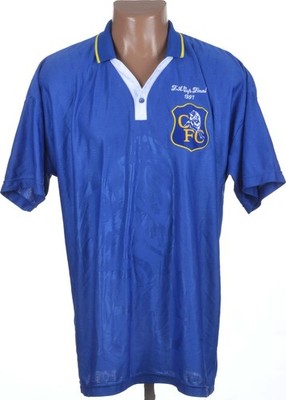 CHELSEA 1997 HOME FOOTBALL SHIRT SCORE DRAW SIZE XL ADULT REISSUE FA CUP FINAL