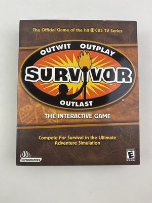 Survivor: Outlast PC Windows, 2001 Windows 95/98/ME Interactive Game