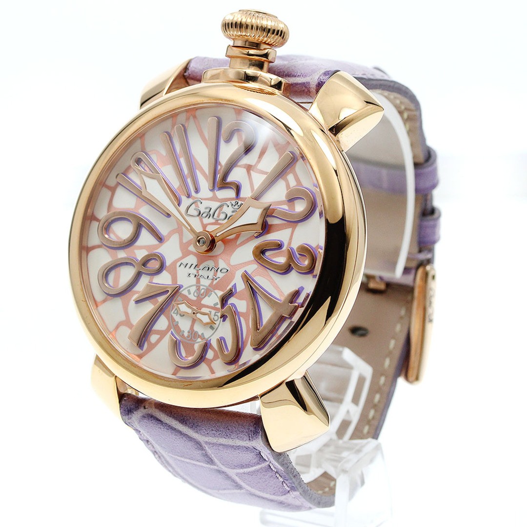 GaGa Milano Manuale 48 Small Second Manual Wind Mens Pre-owned From Japan image 3