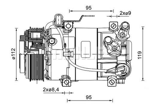 Mahle Premium Line Aircon compressor OEM Quality [ACP1461000P] US | eBay