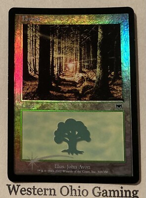 Magic The Gathering Onslaught Forest #349/350 Foil Land MTG TCG