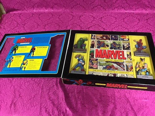 Marvel Super Heroes Hulk, Spiderman , Wolverine,captain America A Collectors Edi - Picture 2 of 6