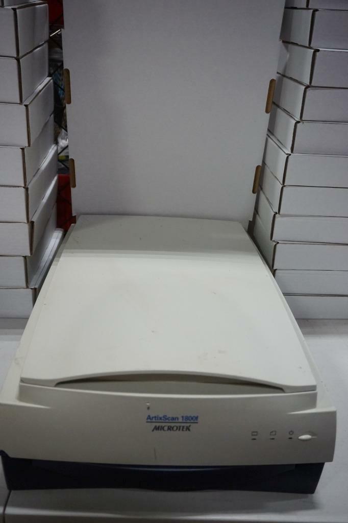 Microtek ArtixScan 1800f Flatbed Scanner Used Vintage Photo Scanner C043