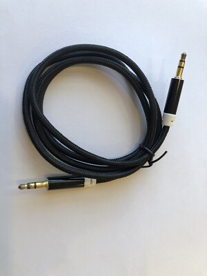 Audio 3.5mm Cable Male to Male Stereo Speaker iPad Car iphone AUX HeadPhone BK