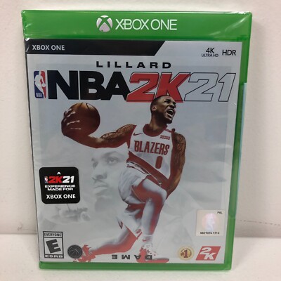 Xbox One  NBA 2K21 Damien Lillard Edition Video Game New Sealed Basketball 