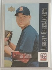 2001 Upper Deck Minors Centennial #34 Seung Song Augusta Green Jackets Card