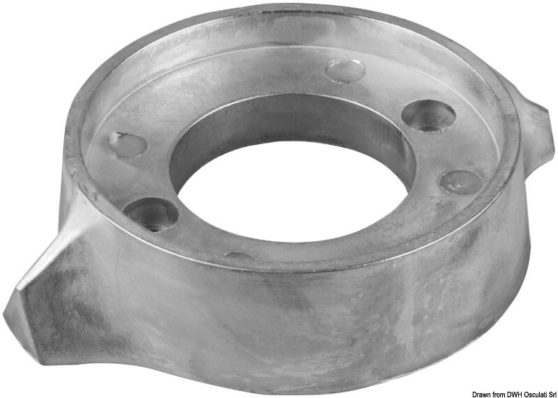 Collar Anode Volvo 280 / 290 for SP single prop outdrive in Aluminium Sea Water