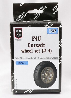 F4U Corsair Halberd Models wheels set #4 1/32 kit