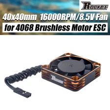 Rocket Metal 8.5V 16000RPM Cooling Fan for 4068 Brushless Motor 1/10 1/8 RC Car