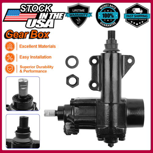 Power Steering Gear Box Fit 1972-1977 Ford Bronco 2.8L 3.3L 5.0L 18200297-101 S+