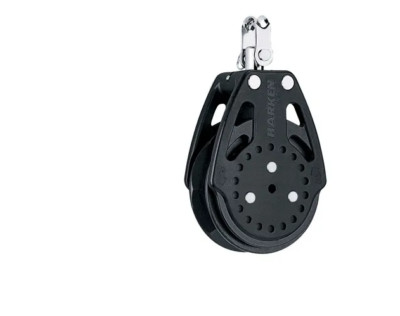 Harken 57 mm Ratchamatic Block mit Wirbel