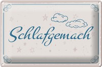 Blechschild Spruch 30X20 Cm Schlafgemach Deko Schild Tin Sign