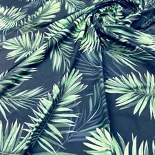 FREE SHIPPING Spandex Fabric Leaves Print Stretch 60"wide by yard for Swimwear