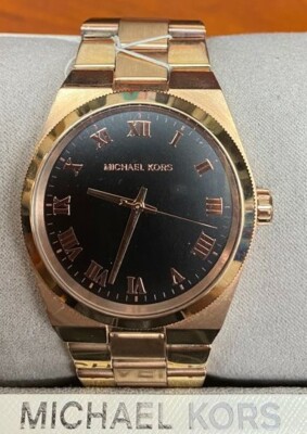 Channing Black Dial Rose Gold-tone Ladies Watch MK5937 | eBay display picture 3
