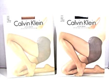 Set of 2 Calvin Klein Ultra Sheer Control Top Pantyhose Size C 705f 7denier