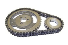 Fits Chevy Sbc 283 305 307 327 350 5.7l 400 Hd Double Roller Timing Chain Set