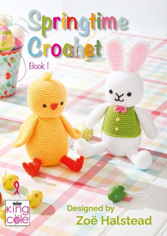 King Cole Springtime Crochet Book 1 Designed by Zoe Halstead  12 Designs