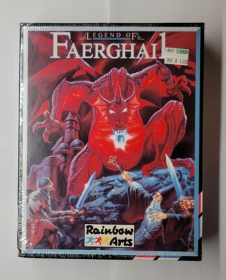 Legend Of Faerghail (IBM PC 3.5'' Floppy, 1990, Rainbow Arts, Big Box)
