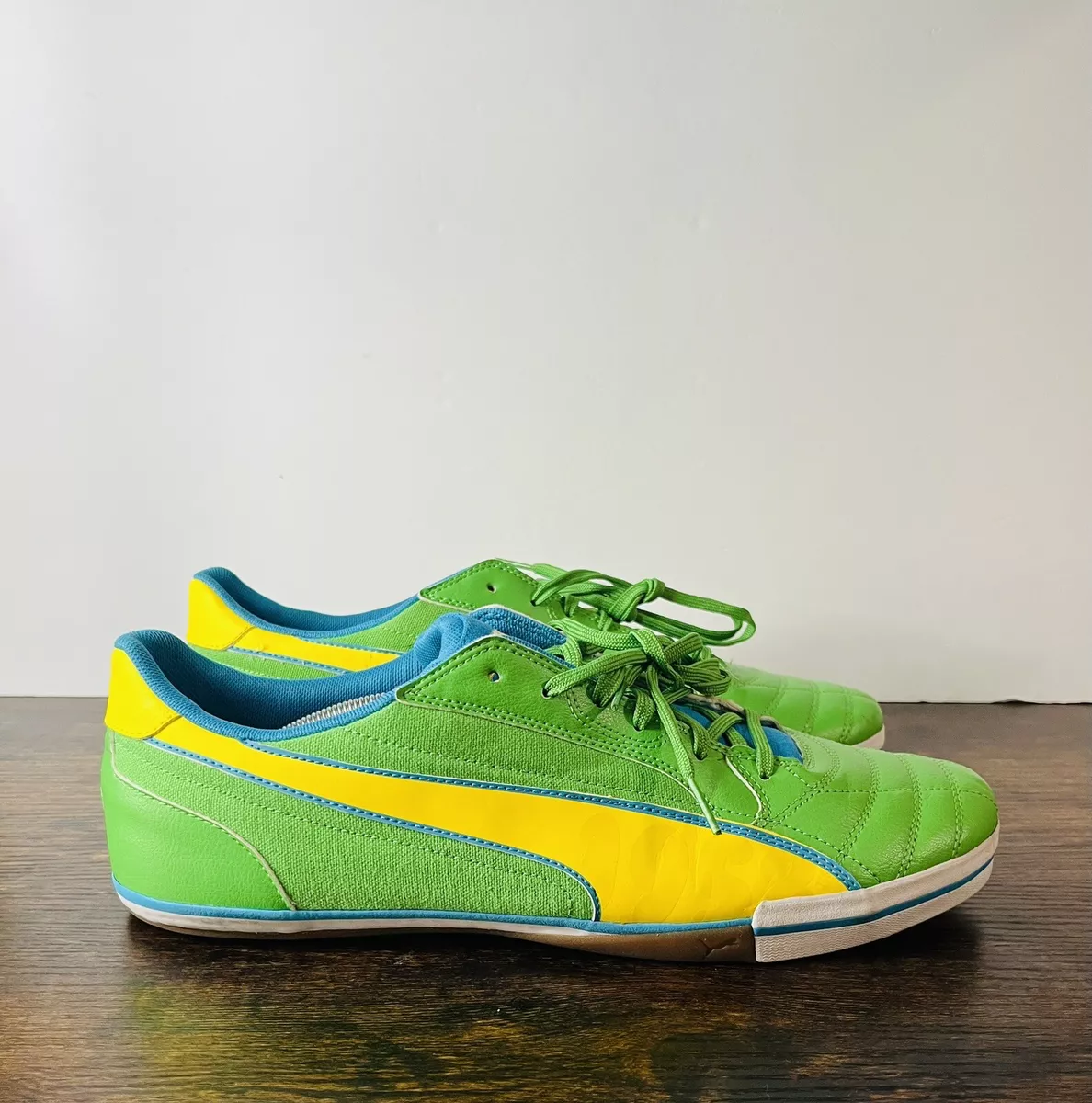 🔥ULTRA RARE PUMA PELE BRASIL 1958 Leather Suede Indoor Soccer Sneakers Sz  13