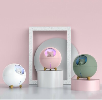 Mini ätherisches Öl Diffusor tragbarer Luftbefeuchter ideal für Zuhause mit LED-Licht