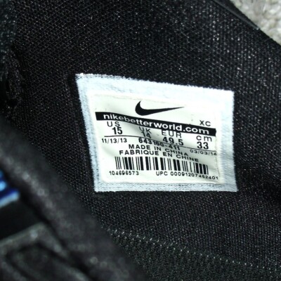 Nike Vapor Speed Low TD Mens Cleats sz. 15 Blue Black No  display picture 3