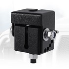 UHF Radio Folding Antenna Mount Black Bracket Bull Bar Fold Down Adjustable