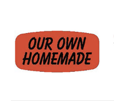 Our Own Homemade MERCHANDISE LABELS 1000 PER ROLL free ship STICKERS | eBay