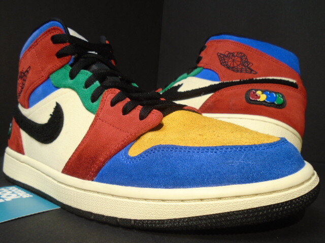 NIKE AIR JORDAN 1 RETRO I MID SE FEARLESS NA BLUE THE GREAT 