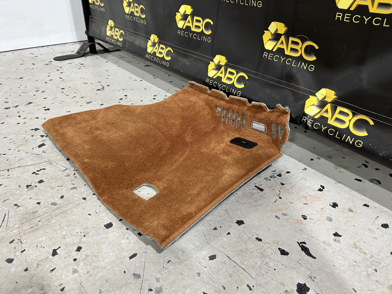 2007 Bentley Flying Spur Rear Trunk Panel w/ 12V Power Outlet (Saddle) OEM