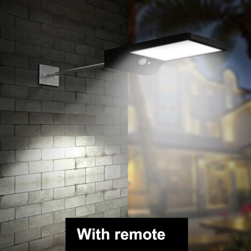 48 LED Solar Power Outdoor Wall Light PIR Motion Sensor Waterproof Garden Lamp - Picture 3 of 16