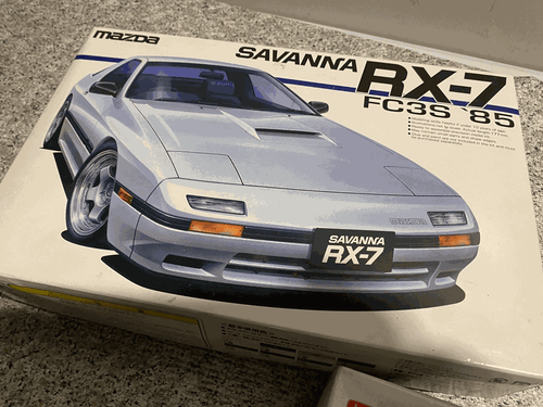 Lot of unbuilt 1980's car models - Tamiya, Fujimi & Aoshima Civic EK-9, RX7 &WRC - Picture 4 of 11