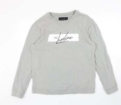 The Lux Line Herren Sweatshirt Grau Baumwollmischung Größe L - The LuxLine