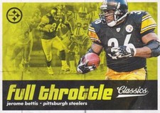Jerome Bettis Steelers 2018 Panini Classics Football Full Throttle Card #4