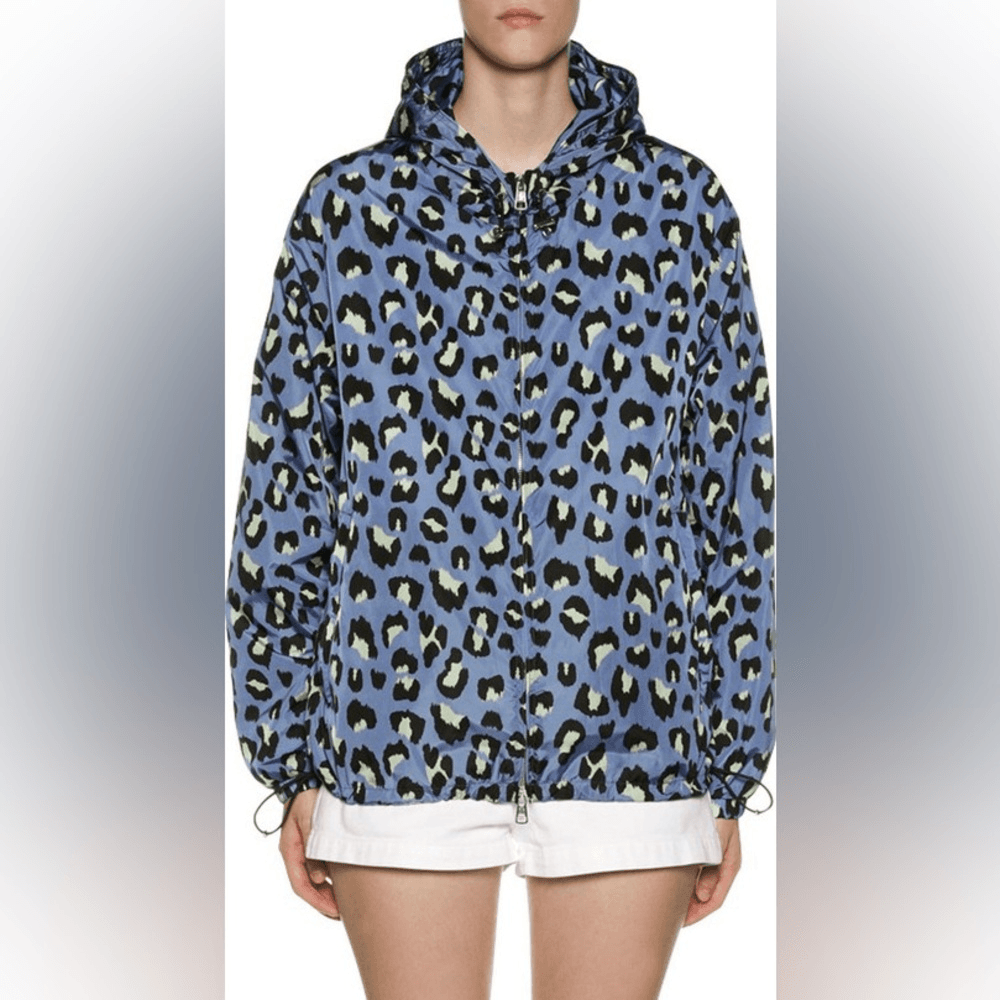 Moncler ALEXANDRITE GIUBBOTTO Blue Leopard Print Jacket | eBay Moncler ALEXANDRITE GIUBBOTTO Blue Leopard Print Jacket | eBay